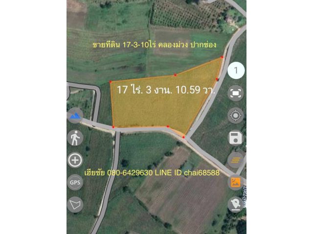 ###ที่ดินวิวภูเขา เนื้อที่รวม 17-3-10ไร่ ตำบลคลองม่วง ปากช่อง โคราช (บ้านคลองสมบูรณ์) ห่างจากถนน ทล.2236 ประมาณ 3.5กม. ##