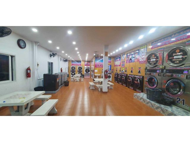 85744 - เป็นเจ้าของกิจการเปิดใหม่ ร้านสะดวกซัก-อบ 24 ชั่วโมง+ห้องพัก 3 ห้อง พื้นที่เช่า ภูธร8 ย่านชุมชนพร้อมลูกค้าประจำ