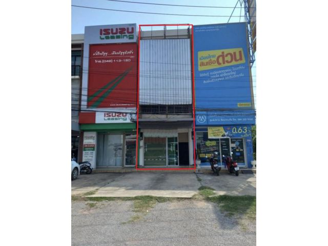 ขาย อาคารพาณิชย์ 3 ชั้น ติดถนนทหาร 150 ตรม. 21.3 ตร.วา