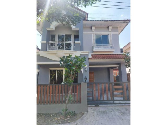 ให้เช่าถูกมาก!! บ้านแฝด 2 ชั้น ม.มณีรินทร์พาร์ค 2 อ.เมืองปทุมธานี ใกล้ตลาดพูนทรัพย์  ทางด่วน ฟิวเจอร์รังสิต