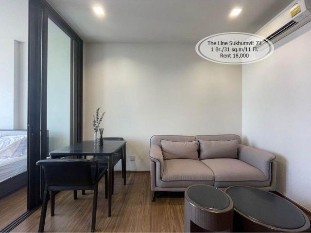 เช่า- The Line Sukhumvit 71/1 ห้องนอน/ 31 ตร.ม. /ชั้น 11 ใกล้ BTS พระโขนง /เช่า 18,000