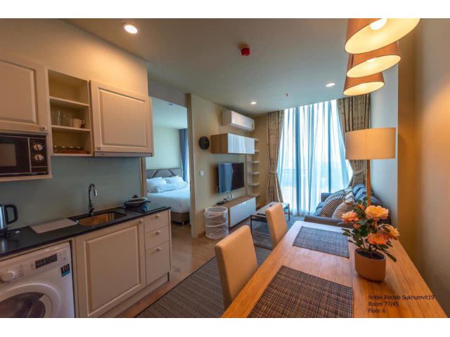 Noble Recole Sukhumvit 19 for rent 1 bedroom 1 bathroom 34.89 sqm rental 30,000 baht/month
