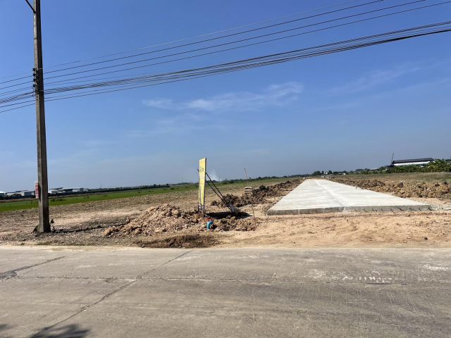 ขายที่ดินสร้างโกดังโรงงานย่านบางบัวทอง ลาดหลุมแก้ว