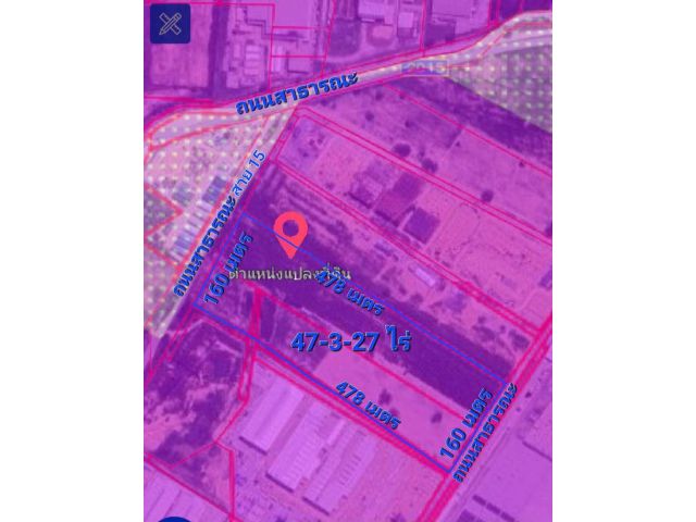 ขายที่ดินผังม่วงเข้ม 47-3-27 ไร่ๆ สนใจ 0985974656