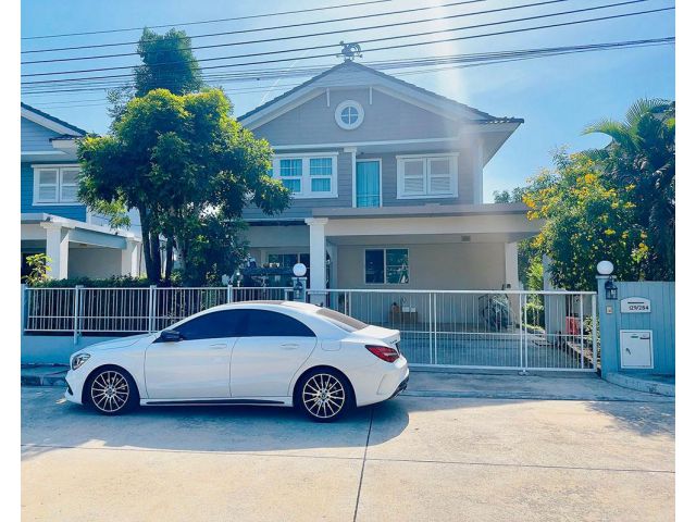 ให้เช่าบ้านเดี่ยว ชัยพฤกษ์ ศรีนครินทร์ Chaiyaphruek Srinakharin หน้าบ้านวิวติดสวน ใกล้โรงพยาบาลเปาโล