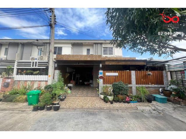 ขายทาวน์โฮม 2 ชั้น บ้านพฤกษา 81 พหลโยธิน-นวนคร ถนนกุญชร หลังริม