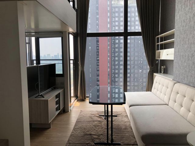Chewathai Residence Asoke for rent  Loft duplex 1 bedroom 1 bathroom 34.93 sqm rental 25,000 baht/month
