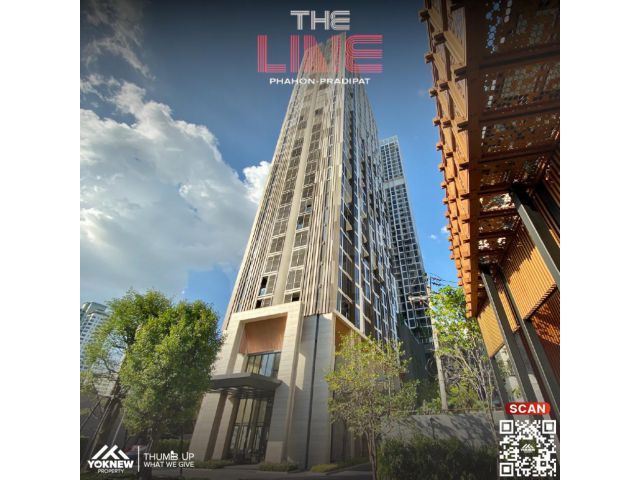 ให้เช่าห้องตกแต่งสวย ผนังห้องไม่ติดใคร1 BED 1 BATH คอนโด The Line Phahon – Pradipat