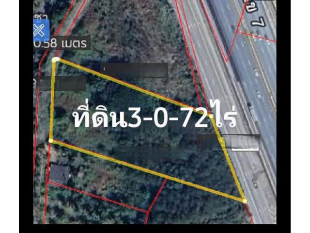 3-0-72ไร่ติดถนนมอเตอร์เวย์สะพานสวนผีเสื้อ