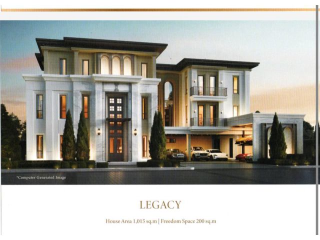 ขายดาวน์ บ้านเดี่ยว 3 ชั้น cinq royal legacy แซงค์ รอยัล ตำแหน่งหน้าสวน ตำแหน่งหายาก มี2 หลังให้เลือก รหัสทรัพย์ JJ-H127