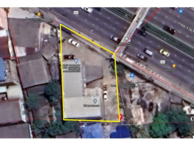 83562 – ขายด่วน! ที่ดินพร้อมสิ่งปลูกสร้าง 217 ตร.ว. ติดถนนงามวงศ์วาน งามวงศ์วาน 38 บางเขน