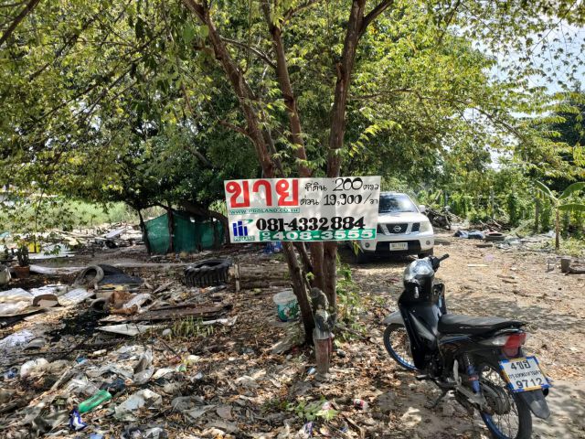 ขายที่ดินเปล่า 200 ตรว. ลำลูกกา 11/2 เหมาะปลูกบ้าน ขายถูกกว่าราคาตลาด