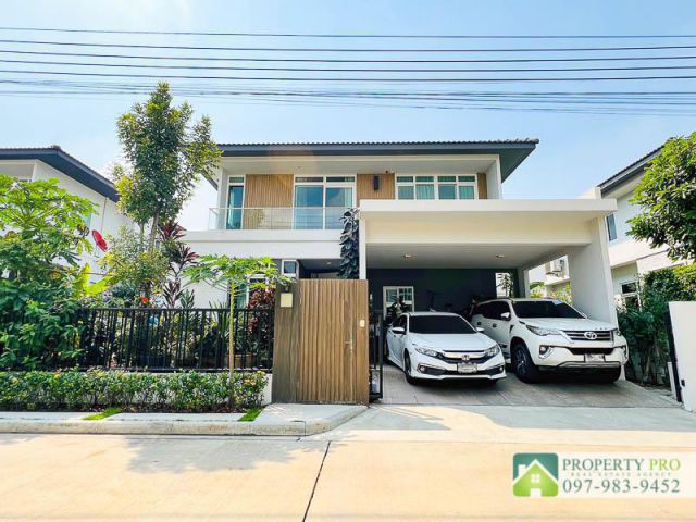 EL24S-004 ขาย บ้าน มัณฑนา เวสต์เกต บ้านเดี่ยว 2 ชั้น 4 ห้องนอน ขนาด 60 ตรว 185 ตรม สภาพใหม่มาก เฟอร์นิเจอร์ เครื่องใช้ไฟ