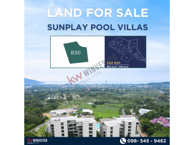 ที่ดินในโครงการพลูวิลล่า ขนาด 156 ตร.ว. จัดสรรพร้อมแบบบ้านสไตล์ Contemporary Pool Villas, บางเสร่-พัทยา