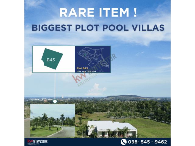 Rare Item! แปลงใหญ่ที่สุดในเฟส! โครงการ Sunplay Pool Villas พัทยา, The Best Active Lifestyle Community in Thailand’s EEC