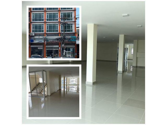 ขายพร้อมสัญญาเช่า อาคารตึกแถว เมืองนนทบุรี 3คูหา 5ชั้น ทำเลดี ริมถนนงามวงศ์วาน โทร 084-755-4345