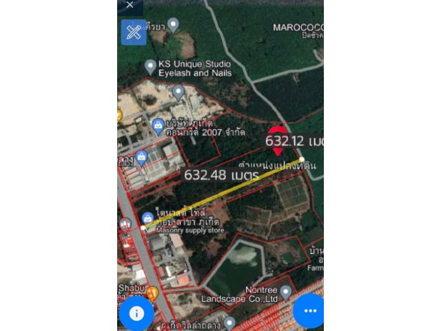 ขายที่ดินสวย ใกล้สนามบิน อ.ถลาง จ.ภูเก็ต
