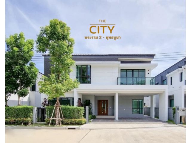 (ให้เช่า) ** บ้านเดี่ยว THE CITY เดอะซิตี้ พระราม 2- พุทธบูชา พร้อมเฟอร์นิเจอร์**