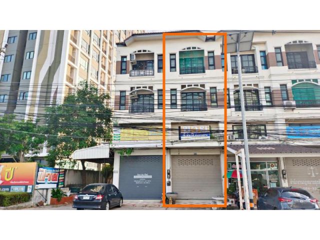 ขายอาคารพาณิชย์กลางเมืองศรีราชา ทำเลดี ถนนหนองยายบู่
