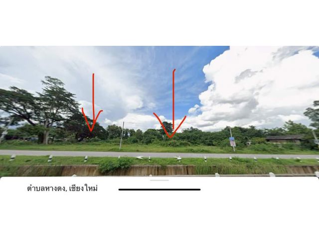 ขายที่ดินติดถนนคอนกรีตใกล้เทศบาลแม่ท่าช้างพร้อมโอน
