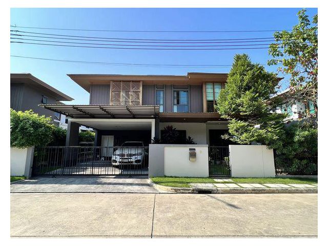 ขายด่วน ต่ำกว่าทุน! บ้านเดี่ยวแต่งสวยพร้อมอยู่  โครงการ หมู่บ้านบุราสิริ พัฒนาการ   - พื้นที่ดิน 76.5 ตรว พื้นที่ใช้สอยใ