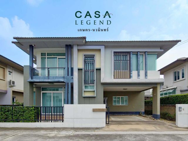 (ขาย) ** บ้านเดี่ยว คาซ่า เลเจ้นด์ เกษตร - นวมินทร์ (Casa Legend Kaset-Nawamin ) บ้านหลังใหญ่ เนื้อที่เยอะ หน้าบ้านไม่ชน