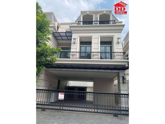 ขายบ้านหรู เดอะ เวลตัน พระราม3 มีลิฟท์ ตกแต่งพร้อมเฟอร์ บ้านใหม่ยังไม่เคยอยู่