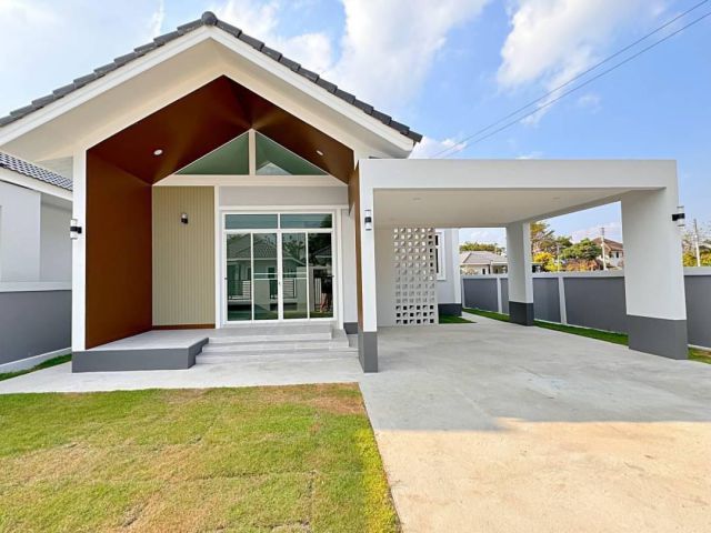 #บ้านสร้างใหม่หลังแมคโครแม่เหียะ ใกล้เมือง เข้าออกได้หลายทาง บ้านสวย เชียงใหม่
