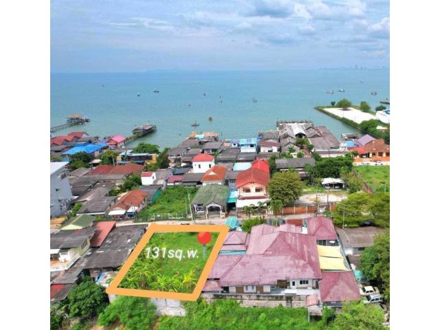 ที่ดินใกล้ทะเลห่างทะเลเพียง 80เมตร  131ตรว. ขาย 9.5ล้าน พิกัดบางเสร่ เยื้องกับร้านอาหารเรือนทะเลเดินไปทะเลได้ ชื่อไทย
