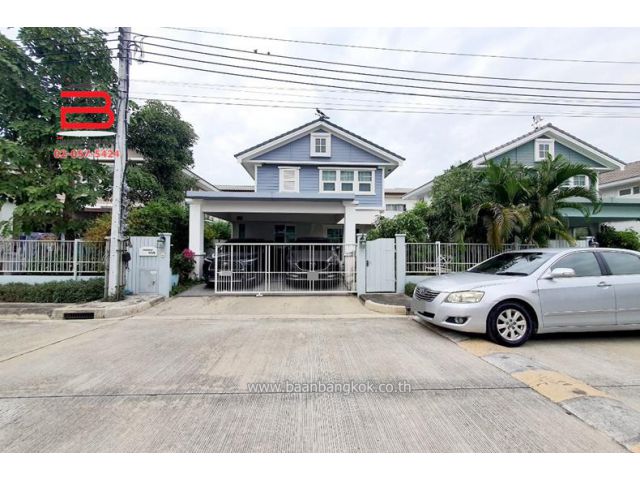บ้านเดี่ยว หมู่บ้าน ชัยพฤกษ์ จตุโชติ-วัชรพล เนื้อที่ 51 ตรว. ถนนจตุโชติ แขวงออเงิน เขตสายไหม จ.กรุงเทพฯ