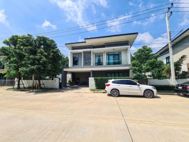 (HL)H82137 - บ้านเดี่ยว 60.5 ตรว. ECO HAUS วงแหวน-ลำลูกกา ใกล้สายสีเขียว แต่งสวยแถมเฟอร์และเครื่องใช้ไฟฟ้ามูลค่ามากกว่า 1 ล้านบาท