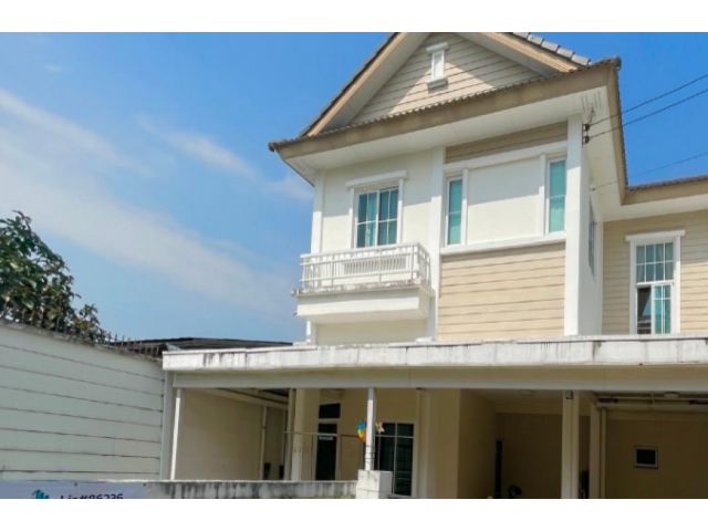 (HL)H86236 - ขายบ้านพร้อมเข้าอยู่ หมู่บ้านธนาสิริ ราชพฤกษ์-ท่าน้ำนนท์ เนื้อที่ 41.9 ตารางวา  150 ตรม. 41.9 ตร.วา