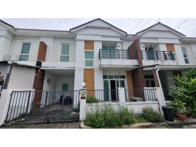 (HL)H84969 - ขายด่วน!!!หมู่บ้าน ทิพพิมาน ริมน้ำ บางบัวทอง นนทบุรี ทาวน์เฮาส์ 2 ชั้น สวยใกล้ห้างดัง ใกล้รถไฟฟ้าสายสีม่วง 21.5 ตร.วา