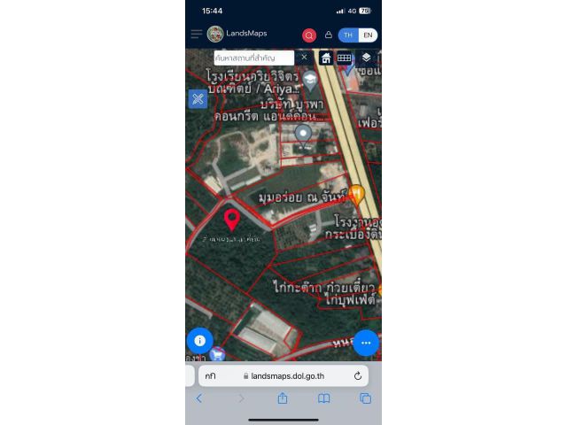 ขายที่ดิน อ.ท่าใหม่ 22 ไร่ 2 งาน 15 ตารางวา 土地出售 泰国尖竹汶府