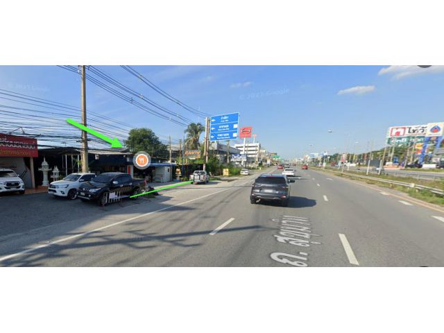 ขายที่ดิน 590 ตรว ริมถนนสุขุมวิท ชลบุรี