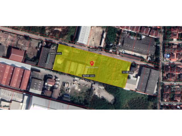 ขายที่ดิน5ไร่ บางปลา2 บางพลี สมุทรปราการ ถนน เทพารักษ์