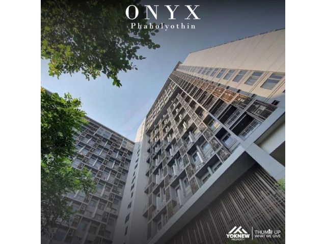 ว่างเช่า Onyx สะพานควายห้องสวย เพดานสูง 2.65 เมตร เฟอร์นิเจอร์ครบพร้อมย้ายเข้าอยู่