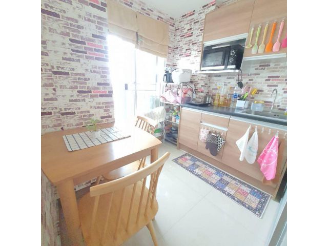 ให้เช่า คอนโด August Condo Charoenkrung 80  44 ตรม. 2 beds 1 bath 1 living 1 kitchen 1 balcony 1 parking lot