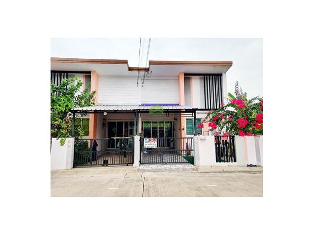 บ้านสวย คุ้มค่า ทำเลทอง หมู่บ้านเดอะมันนี่มี พระราม2 บางหญ้าแพรก ขายด่วน ทาวน์เฮ้าส์ ชั้นเดียว เนื้อที่ 27.40 ตร.ว แปลงมุม พร้อมอยู่