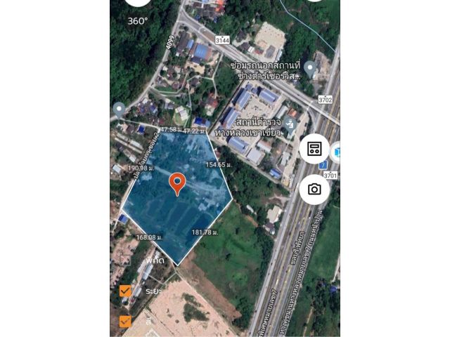 ด่วนที่ดินใกล้อ่างเก็บน้ำบางพระ 25-1-63ไร่ ไร่ละ 2.5ล้าน ต.บางพระ อ.ศรีราชา จ.ชลบุรี - ที่ดินบางพระฝั่งเส้นรอบอ่างเก็บน้ำบางพระ ติดถนนสามด้าน