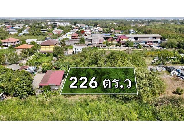 ขายที่ดินคลองหลวง 226 ตรว. คลอง4 ใกล้ถนนเส้นคลองหลวง3214 - 550 เมตร จ.ปทุมธานี