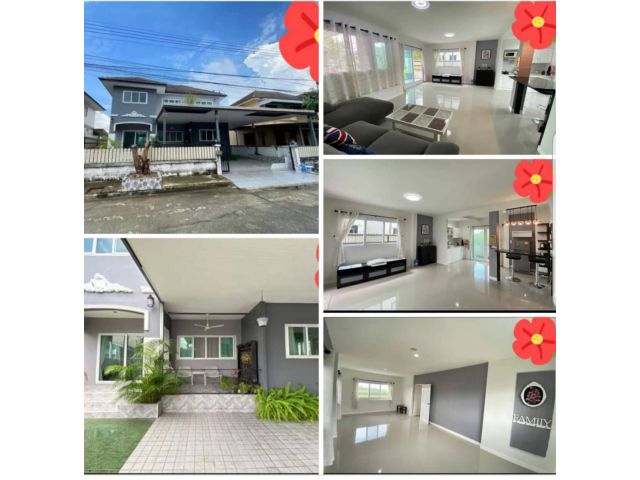 ขายบ้านเดี่ยว 2 ชั้น 50 ตร.วา ติดสโมสร สระว่ายน้ำ สนามเด็กเล่น ด้านหลังติดที่โล่ง 086-775-9248 (นิสา)