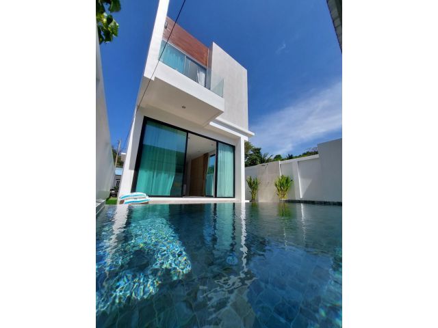 ขายวิลล่าบ้านเดี่ยว2ชั้น Ai pool วิลล่า@สาคู ภูเก็ต บ้านสร้างใหม่ทำเลดีติดถนนใกล้หาดในยาง 2กม. 33ตร.วา 6.19ล้าน 3นอน 3น้ำ