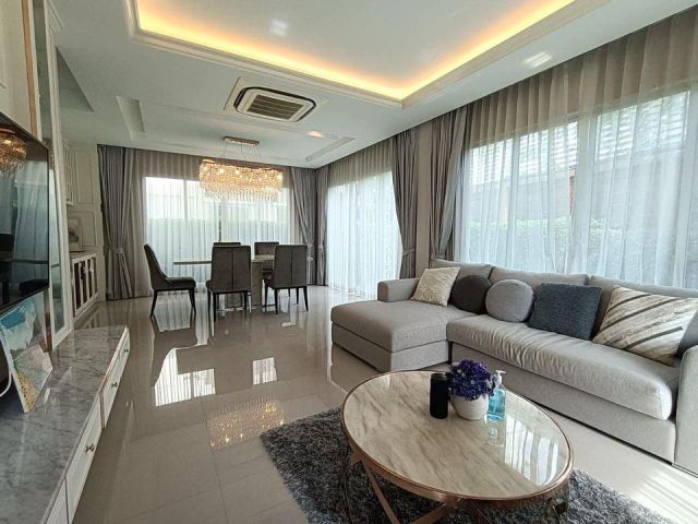 ขายบ้านเดี่ยว 2 ชั้น Bangkok Boulevard ราชพฤกษ์-พระราม 5-2 ที่ดิน 62.6 ตารางวา พื้นที่ใช้สอย 235 ตารางเมตร หลังมุม ใกล้โ