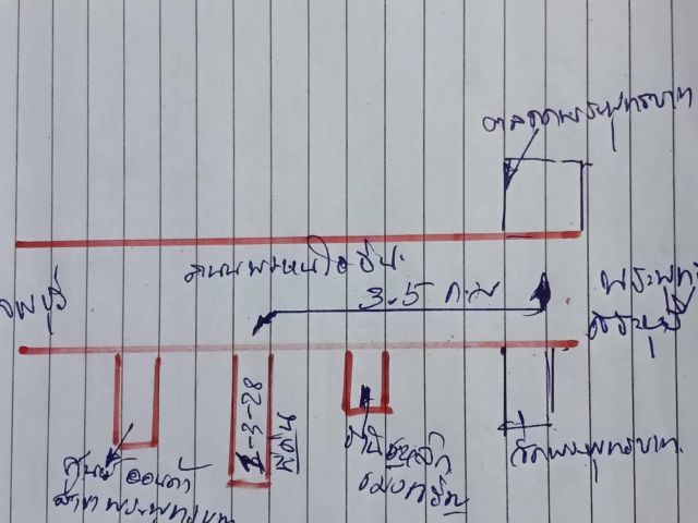ขายที่ดินโฉนด 1-3-28 ไร่ อ.พระพุทธบาท จ.สระบุรี ติดถนนพหลโยธิน เส้นพระพุทธบาท-ลพบุรี ไร่ละ 4500000