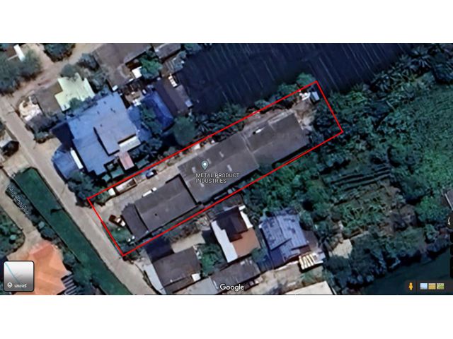 ขายโรงงานเปล่าพร้อมที่ดิน เนื้อที่ 1ไร่ (ผังเมืองสีชมพู)