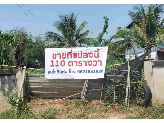 ขายที่ดิน 110ตร.วา