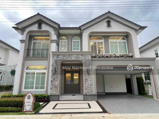 บ้านเดี่ยว แกรนดิโอ 2 พระราม 2  2 ชั้น เล่นระดับ บ้านหลังใหญ่สไตล์ยุโรป