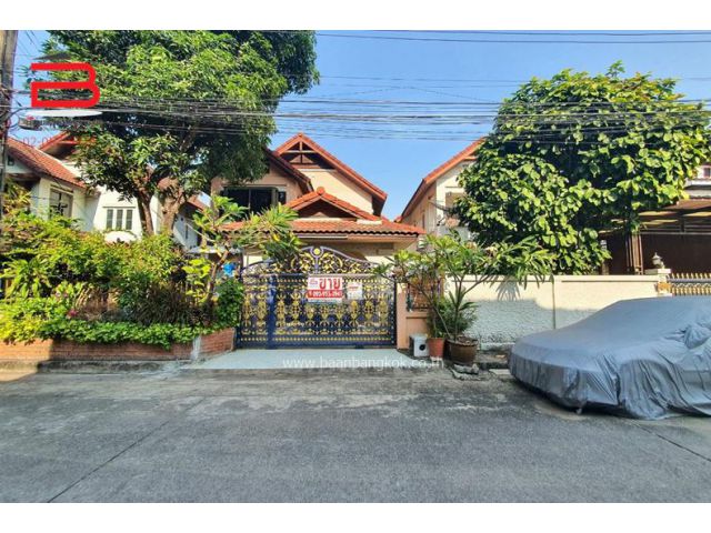 บ้านเดี่ยว หมู่บ้าน เลิศอุบล กม.6 เนื้อที่ 56 ตรว. ถนนรามอินทรา เขตบางเขน
