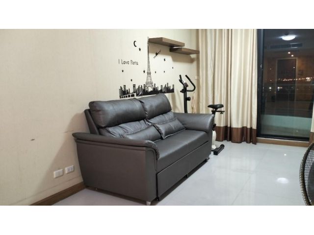 ให้เช่า คอนโด Supalai Casa Riva Rama3  65 ตรม. 1 bed 1 bath 1 living 1 kitchen 2 balconies 1 storage 1 parking space